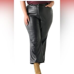 Dex 2x faux-leather pants